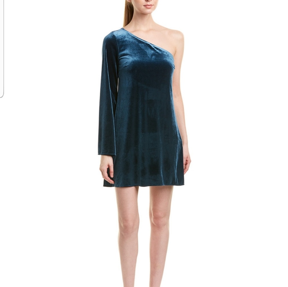 French Connection Aurore Velvet Shift Dress